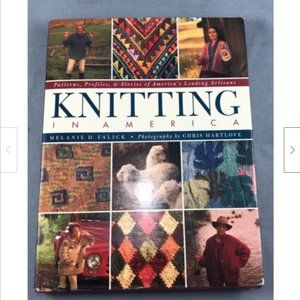 30 Patterns*Knitting in America Book*Melanie Falick Artisan Workman 1996 Used